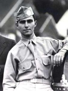 Rod Serling in his Army uniform prior to WWII